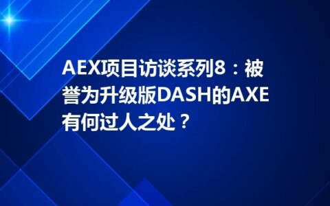 AEX项目访谈系列8：被誉为升级版DASH的AXE有何过人之处？